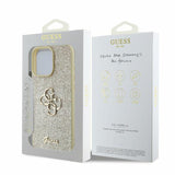 Guess Fixed Glitter Big 4G case til iPhone 16 Pro Max - guld