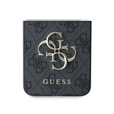 Guess læder 4G Metal Logo Case til Samsung Galaxy Z Flip 6 - sort