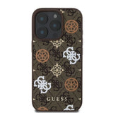 Guess Peony On 4G Baggrunds MagSafe fodtøj til iPhone 16 Pro - brun