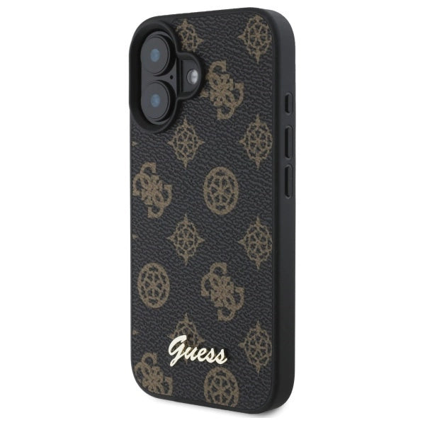 Guess Peony Script MagSafe iPhone 16 Case - sort