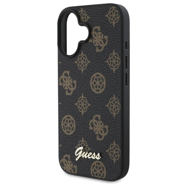 Guess Peony Script MagSafe iPhone 16 Case - sort