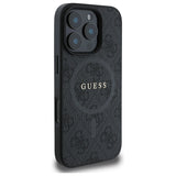Guess 4G Ring Classic Logo MagSafe-hylster til iPhone 16 Pro Max - sort