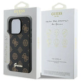 Guess Peony Script MagSafe iPhone 16 Pro Max-kasse - sort
