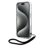 Karl Lagerfeld Zebra With Cord iPhone 15 Pro Max Case - Purple