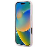 Karl Lagerfeld Silicone Karl&Choupette Heads Ring MagSafe iPhone 16 Case - Pink