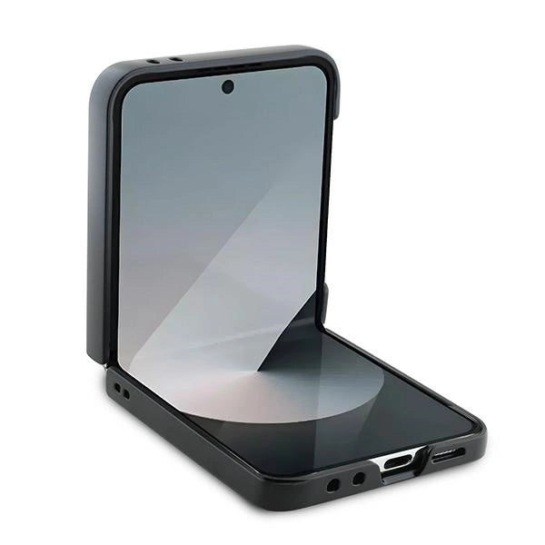 Mercedes læder træ imitation MagSafe Case til Samsung Galaxy Z Flip 6 - sort