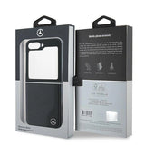 Mercedes læder træ imitation MagSafe Case til Samsung Galaxy Z Flip 6 - sort