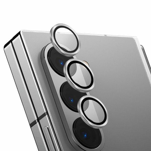 Uniq Optix Auminium tempereret glas til linser med applikator til Samsung Galaxy Z Fold 6 - hvid