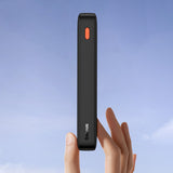 Baseus Airpow 20W 20000mAh Power Bank med Baseus Simple Series USB-A - USB-C 50 cm kabel - sort