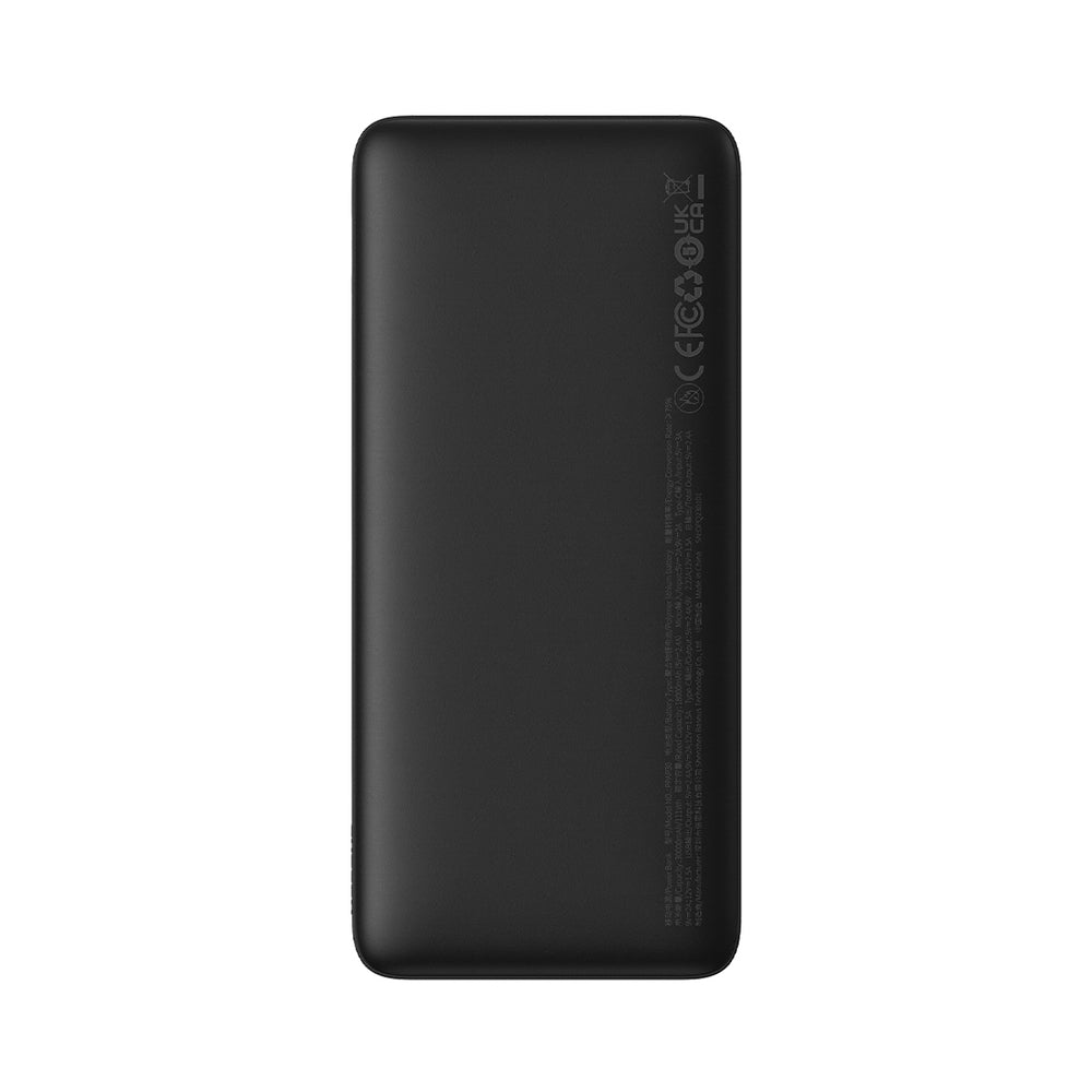 Baseus Airpow Fast Charge 20W 30000mAh Power Bank with USB-C - USB-C 30cm Cable - Black