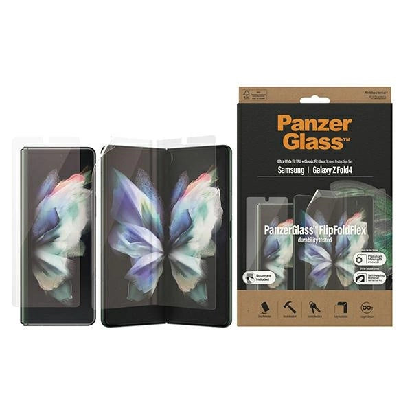 PanzerGlass Classic Fit Ultra-Wide Anti-bakterielt hærdet glas til Samsung Galaxy Z Fold4