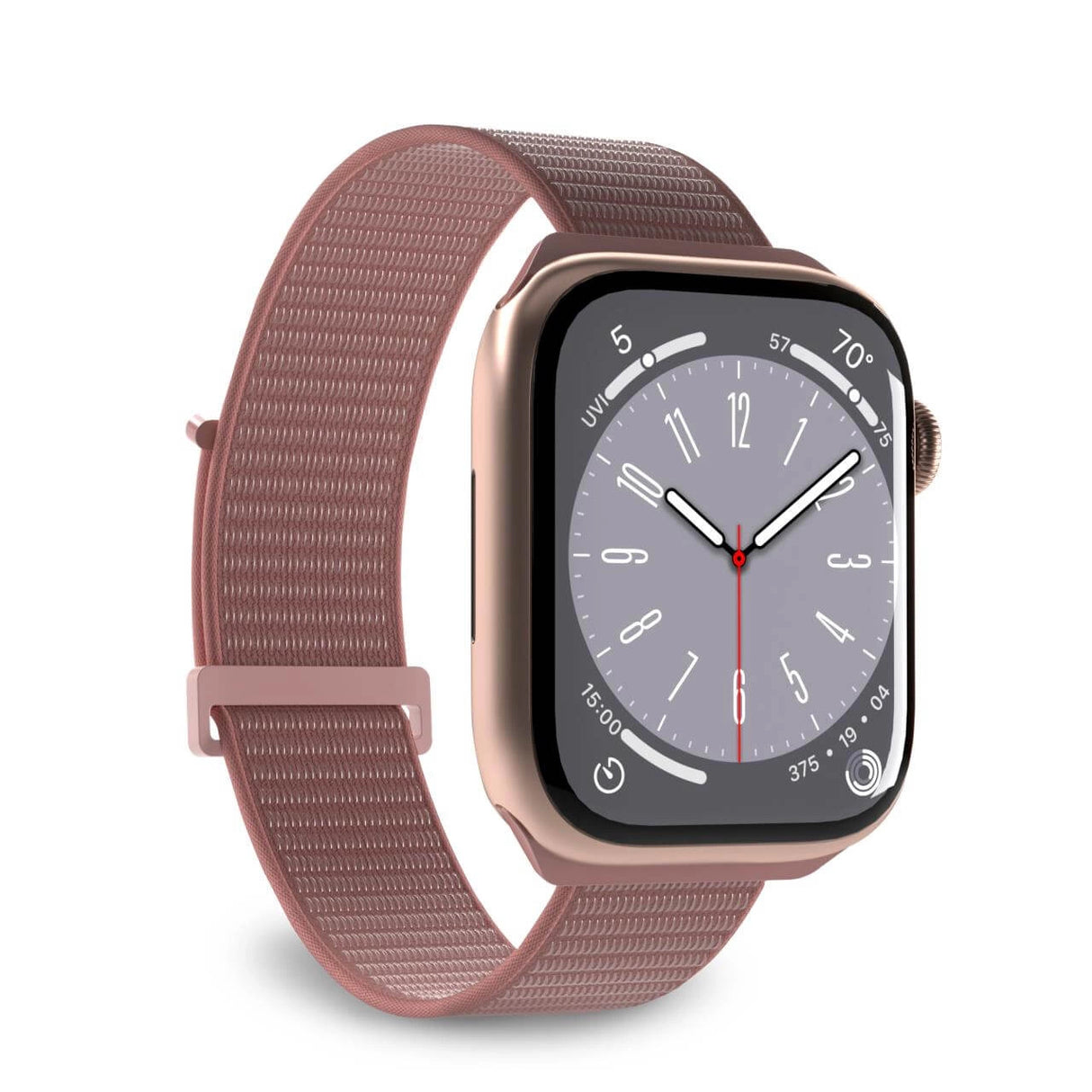 Puro Sport Nylon Strap til Apple Watch 38 / 40 / 41 mm - Pink