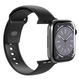 Puro Icon Silicone Strap til Apple Watch 42 / 44 / 45 / 49 mm - sort (2 st.)