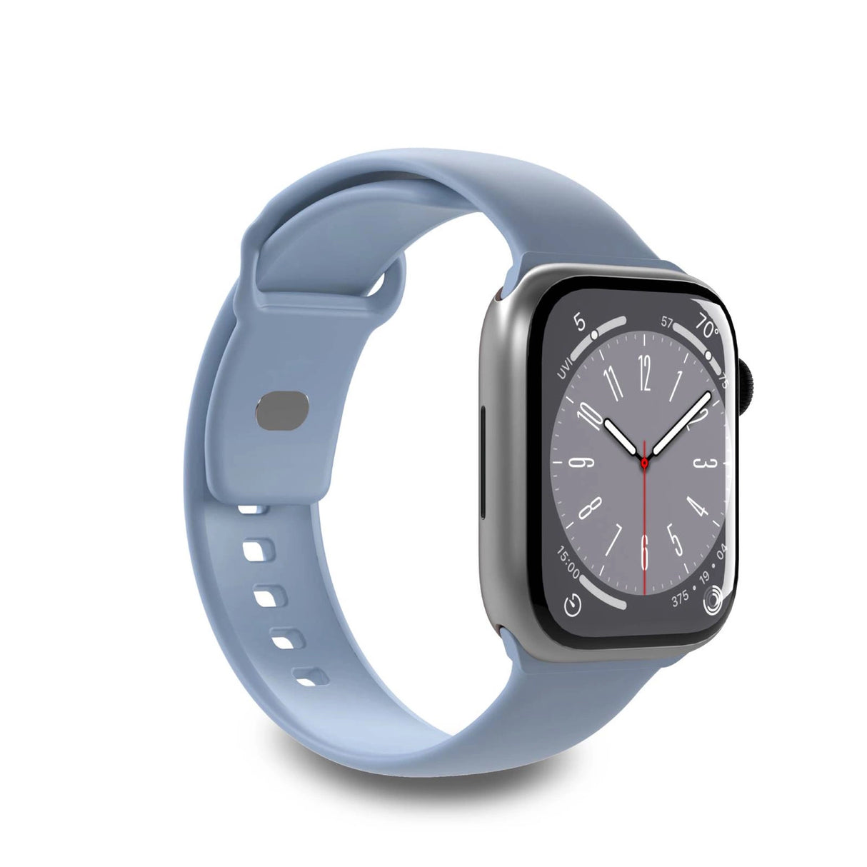 Puro Icon Silicone Strap til Apple Watch 38 / 40 / 41 mm - Lysblå (2 st.)