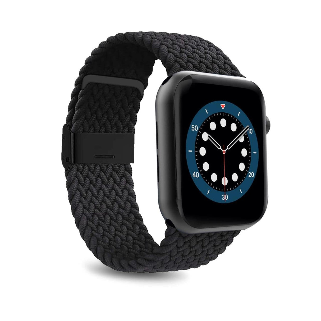 Puro Loop Nylon rem til Apple Watch 42 / 44 / 45 / 49 mm - sort