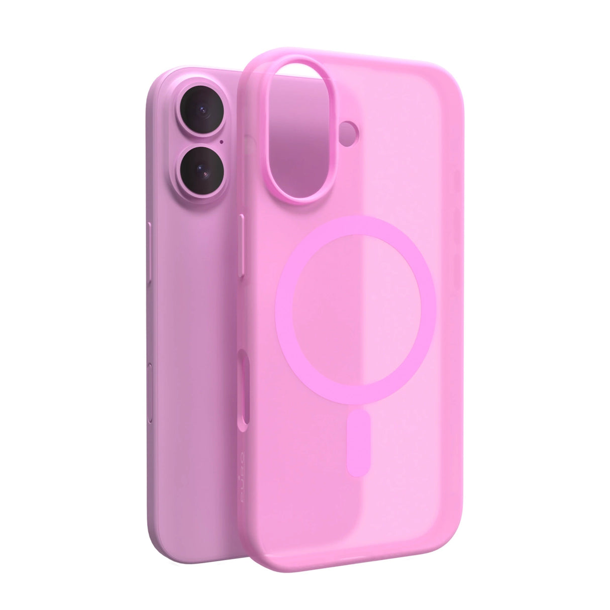 Puro Daylight MagSafe Silicone Case til iPhone 16 - Pink