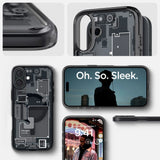 Spigen Ultra Hybrid MagSafe Zero One til iPhone 16 - mørkgrå