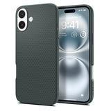 Spigen Liquid Air iPhone 16 Case - Grøn