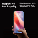 Spigen Glas.tR EZ Fit Privacy Tempered Glass for iPhone 16 Pro / 17 / 17 Pro - 2 pcs.