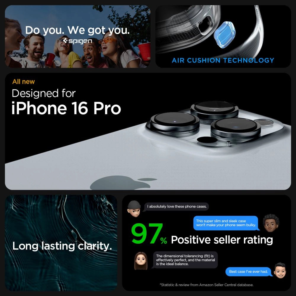 Spigen Ultra Hybrid iPhone 16 Pro Case - Blå