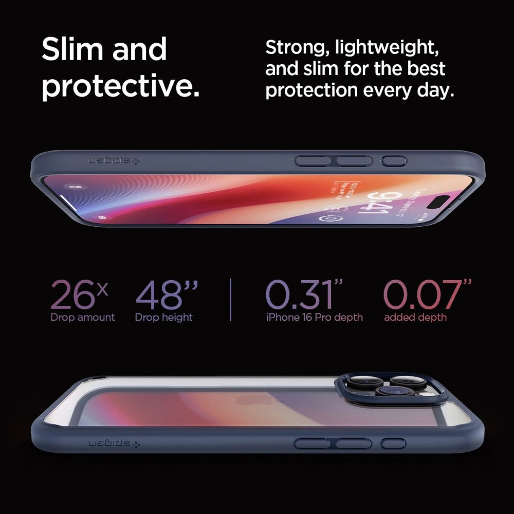 Spigen Ultra Hybrid iPhone 16 Pro Case - Blå