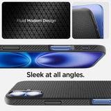 Spigen Liquid Air Case til iPhone 16 Plus - sort