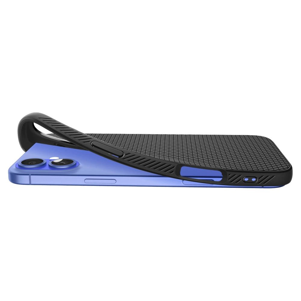 Spigen Liquid Air Case til iPhone 16 Plus - sort