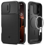 Spigen Optik Armor Mag Case med MagSafe til iPhone 16 Pro Max - sort