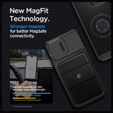 Spigen Optik Armor Mag Case med MagSafe til iPhone 16 Pro Max - sort