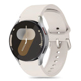 Tech-Protect Silicone Strap til Samsung Galaxy Watch 4 / 5 / 5 Pro / 6 / 7 / FE - Beige