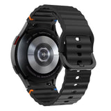 Tech-Protect Silicone Sport Strap til Samsung Galaxy Watch 4 / 5 / 5 Pro / 6 / 7 / FE - sort