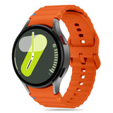 Tech-Protect Silicone Sport Strap til Samsung Galaxy Watch 4 / 5 / 5 Pro / 6 / 7 / FE - Orange