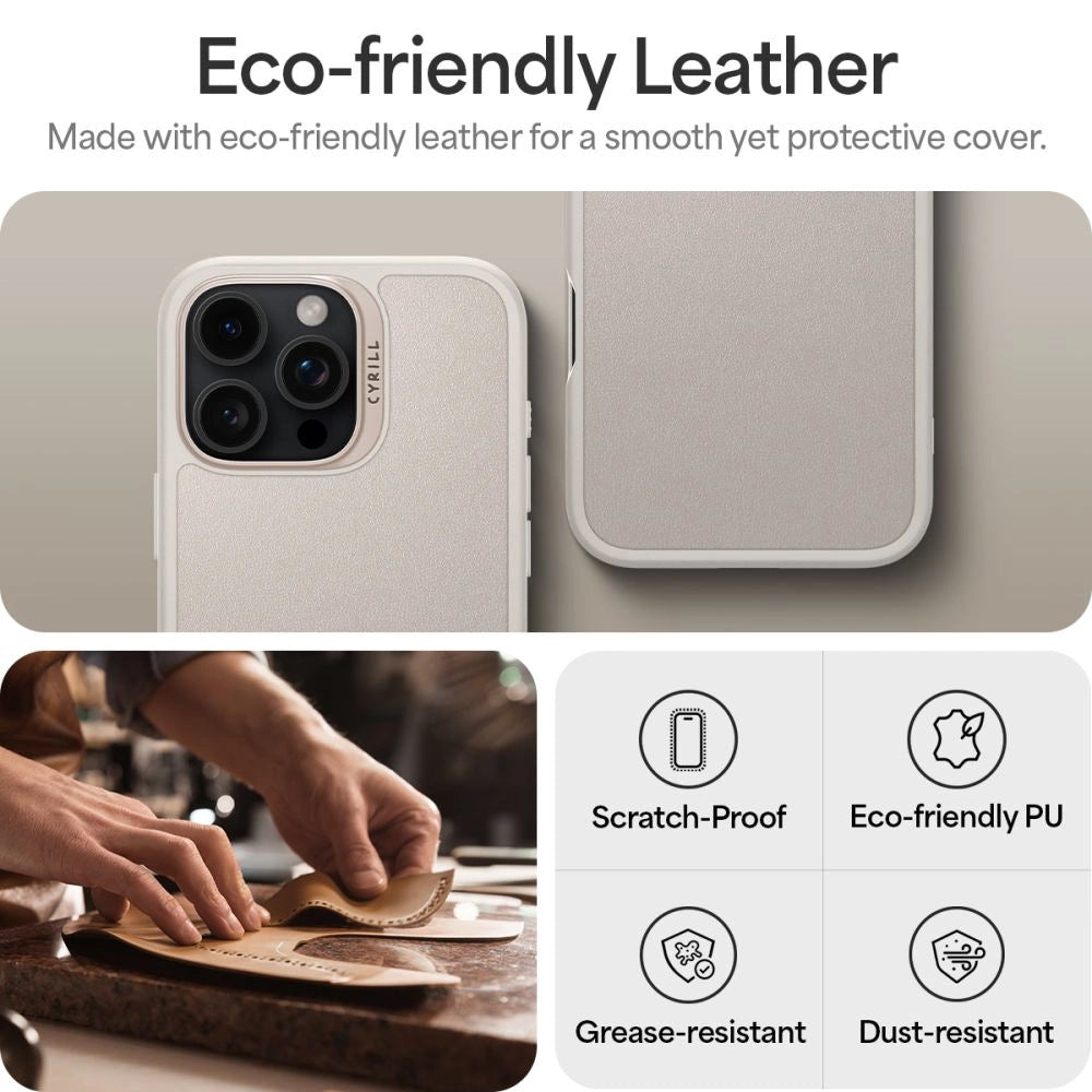 Spigen Cyrill Kajuk MagSafe iPhone 16 Pro Max Case - Beige