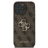 Guess 4G Big Logo Case for iPhone 16 Pro - Brown