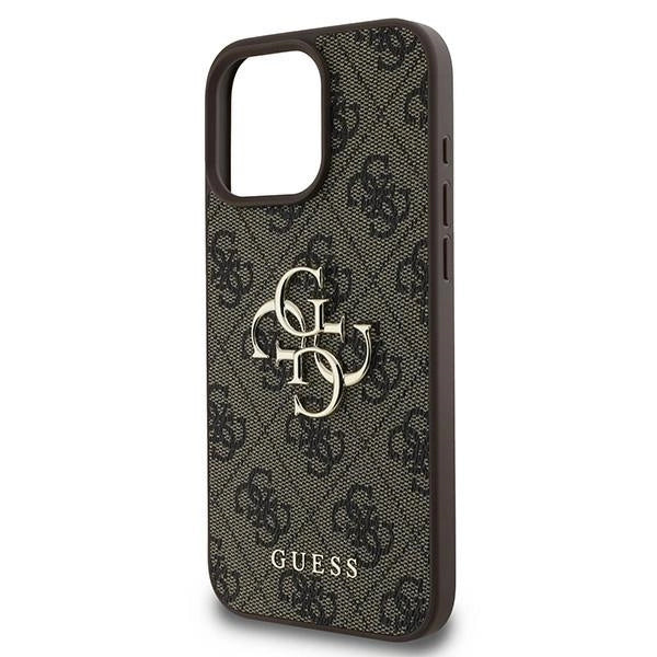 Guess 4G Big Logo Case for iPhone 16 Pro - Brown
