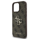 Guess 4G Big Logo Case for iPhone 16 Pro - Brown