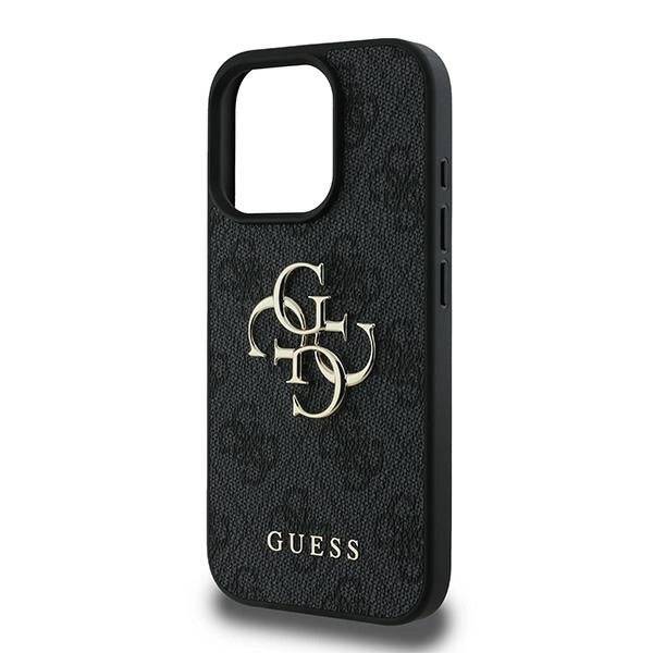 Guess 4G Big Logo Case for iPhone 16 Pro - Black