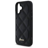 Guess Quilted Metal Logo iPhone 16 Plus Case - sort