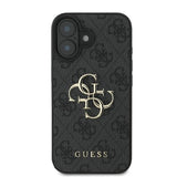 Guess 4G Big Logo Case til iPhone 16 - sort