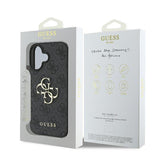 Guess 4G Big Logo Case til iPhone 16 - sort