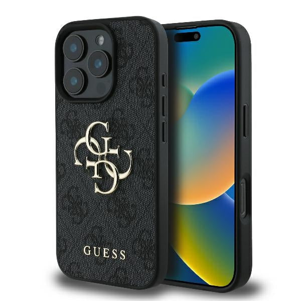 Guess 4G Big Logo iPhone 16 Pro Max-hylster - sort