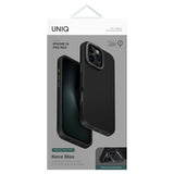 Uniq Keva Max Magclick opladningsfoder til iPhone 16 Pro Max - sort