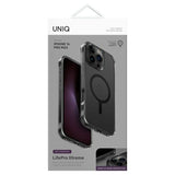 Uniq LifePro Xtreme Magclick opladningsfoder til iPhone 16 Pro Max - Grå