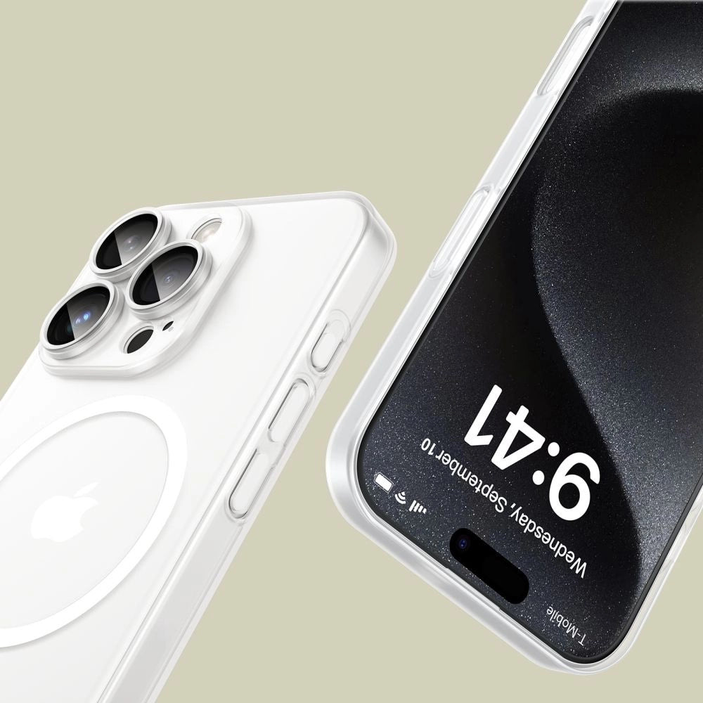 Tech-Protect MagSlim MagSafe Case til iPhone 16 Pro - hvid