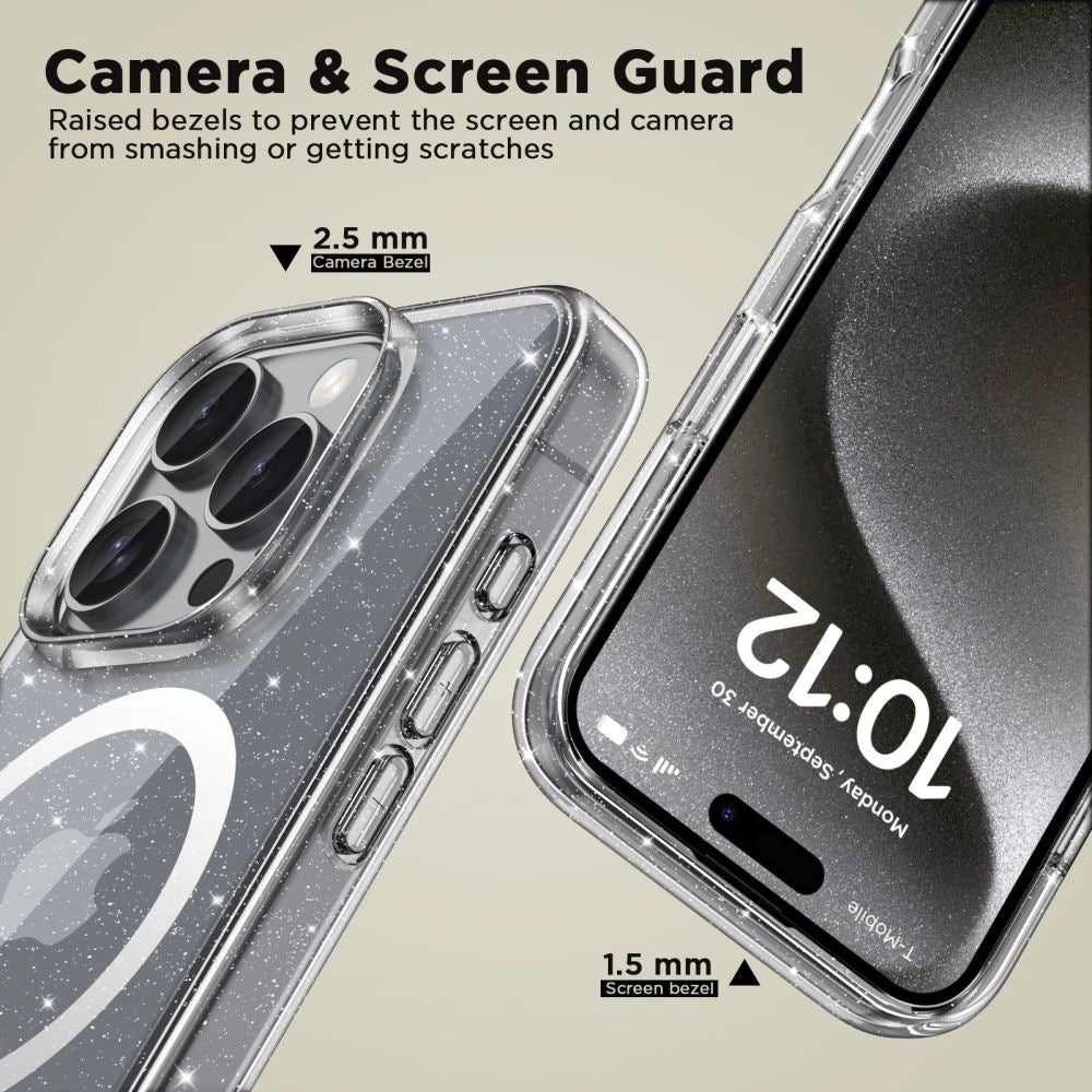 Tech-Protect FlexAir Hybrid MagSafe Case for iPhone 16 Pro - Clear