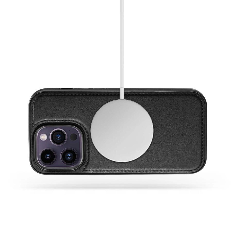 Tech-Protect Wallet MagSafe case with wallet for iPhone 16 - black