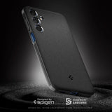 Spigen Essential SandBlast Case til Samsung Galaxy M35 5G - sort