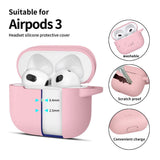 Tech-Protect Silicone Hook Case til Apple AirPods 3 - Pink