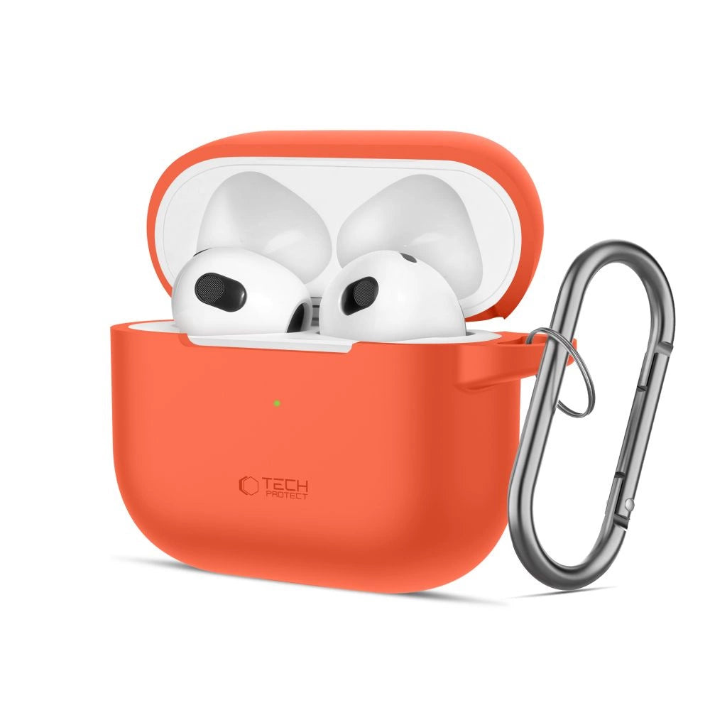 Tech-Protect Silicone Hook Case til Apple AirPods 3 - Orange