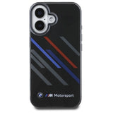 BMW Motosport IML Random Stripes iPhone 16 Plus Case - sort